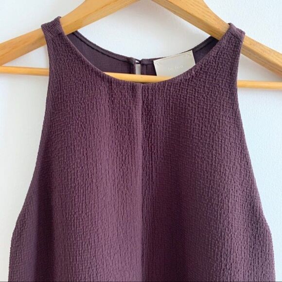 Aritzia Wilfred HIGH QUALITY Trompette Purple Halter Sleeveless Mini Dress - Picture 4 of 15